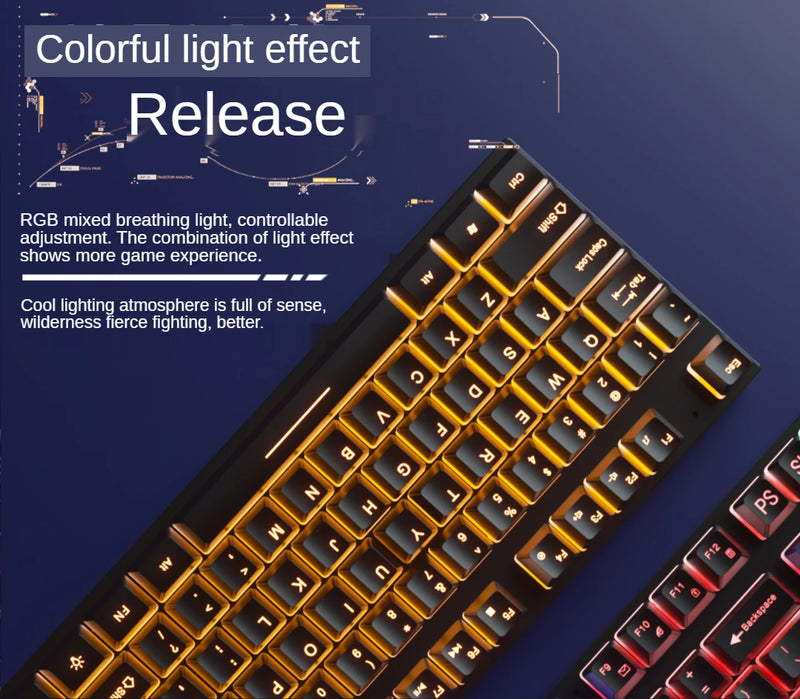 Kit 4 em 1 para Gamers: Teclado com Fio, Mouse, Headset e Mousepad, todos com Iluminação RGB