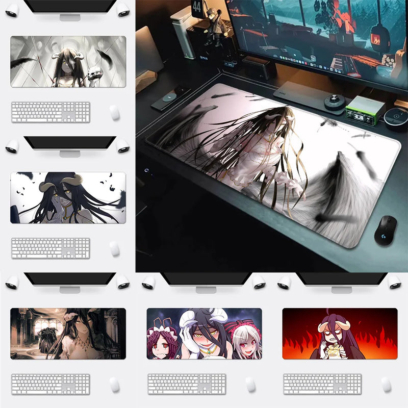 Mousepad XXL 90x40cm Albedo Anime com Impressão HD