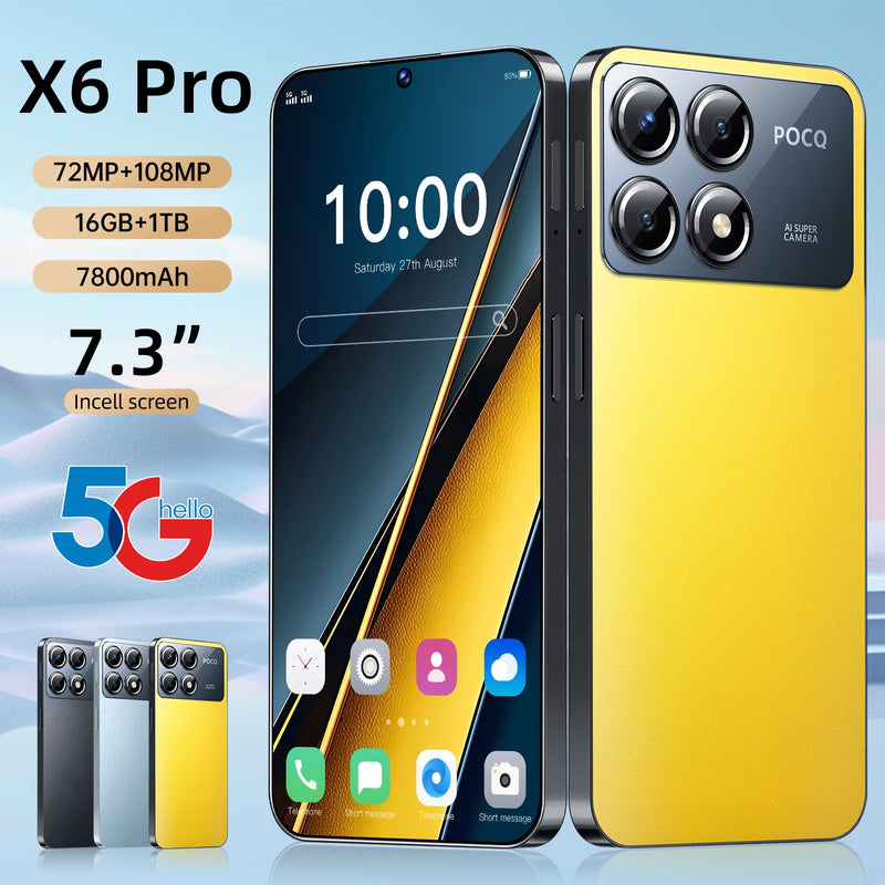 Smartphone X6 Pro - Versão Global