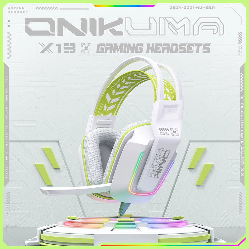 Headset Gamer ONIKUMA X13 com Fio