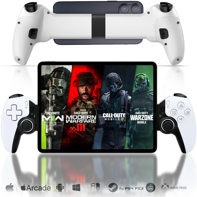 Novo Controle de Jogo Móvel D9 - Sem Fio Bluetooth para PC, Tablet, Switch, PS3 e PS4 com Controle Somatossensorial Dual Hall