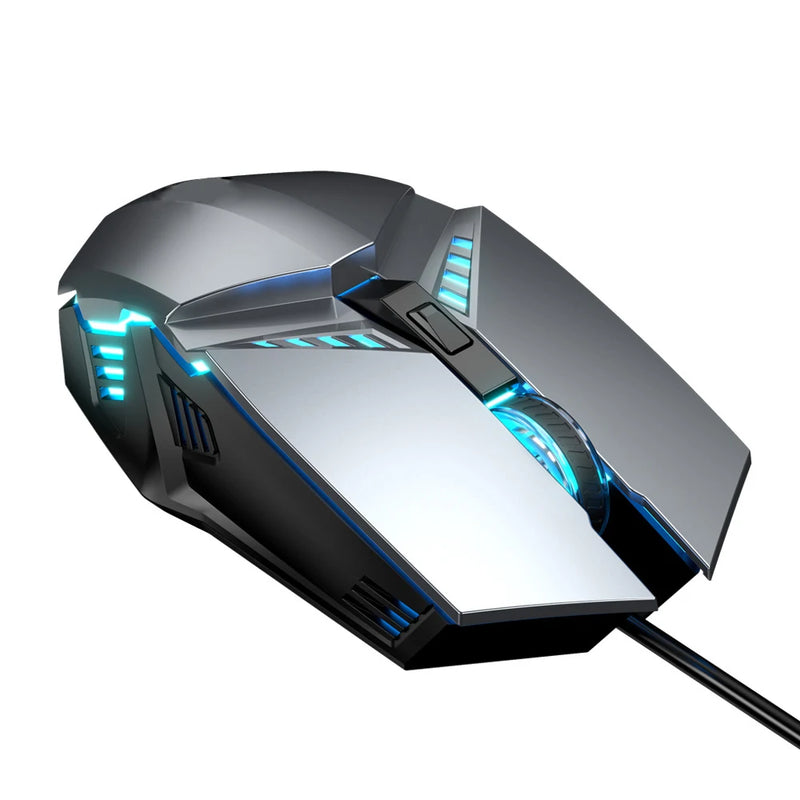 Mouse Ergonômico L7 USB com Fio para Jogos