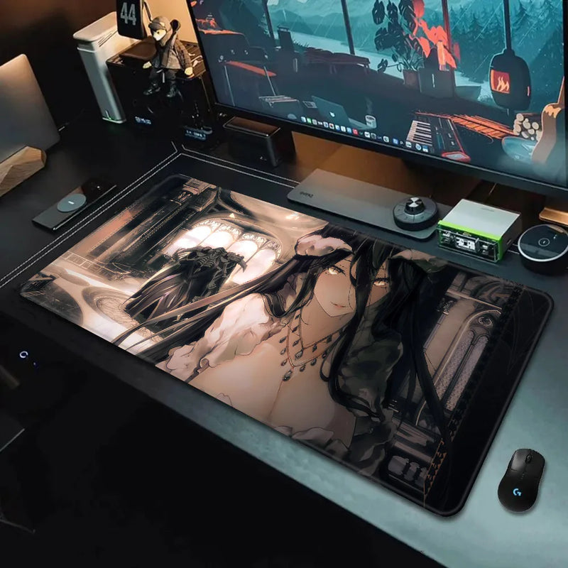 Mousepad XXL 90x40cm Albedo Anime com Impressão HD